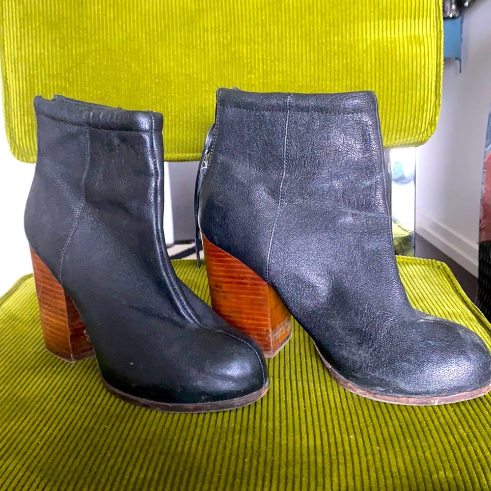 Jeffery Campbell Nuckols Leather Booties